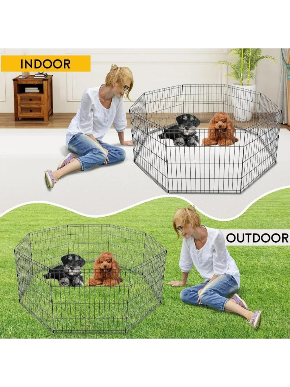 Heavy Duty Dog Playpen - 24